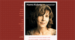 Desktop Screenshot of hannakulenty.com