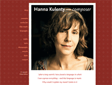 Tablet Screenshot of hannakulenty.com